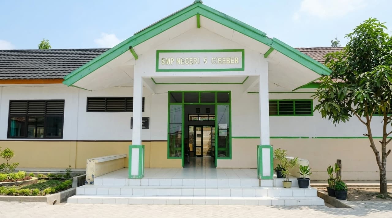 Gedung Kampus Utama SMPN 5 Cibeber